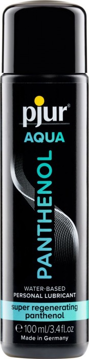 Лубрикант на водной основе с пантенолом pjur AQUA Panthenol - 100 мл. - Pjur - купить с доставкой в Северске