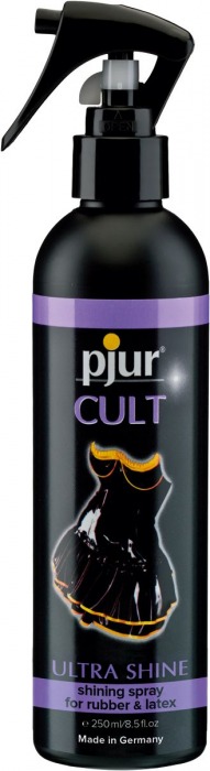 Спрей для ухода за одеждой из латекса pjur CULT Ultra Shine - 250 мл. - Pjur - купить с доставкой в Северске