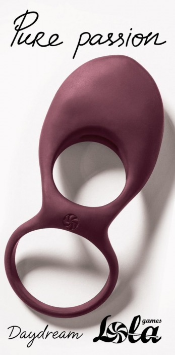 Бордовое эрекционное виброкольцо Daydream - Lola Games - в Северске купить с доставкой
