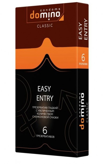 Презервативы с увеличенным количеством смазки DOMINO Easy Entry - 6 шт. - Domino - купить с доставкой в Северске
