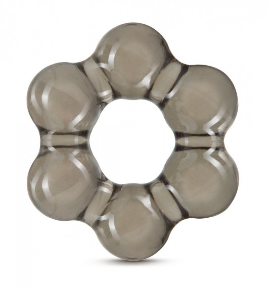 Дымчатое эрекционное кольцо Stay Hard Thick Bead Cock Ring - Blush Novelties - в Северске купить с доставкой