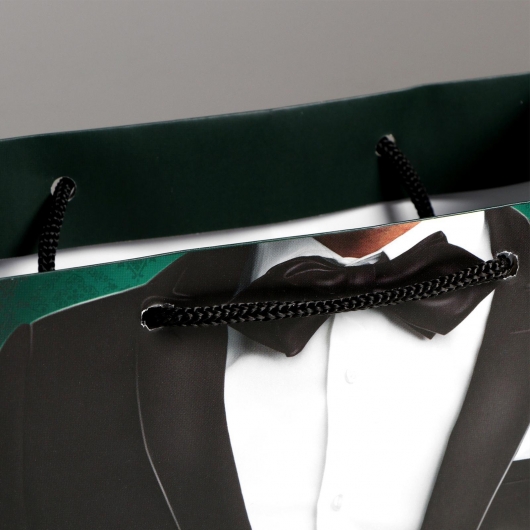 Малый бумажный пакет «Лучшему!» - 18 х 23 см. - Сима-Ленд - купить с доставкой в Северске