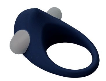 Гладкое синее эрекционное виброкольцо STIMU RING - Dream Toys - в Северске купить с доставкой