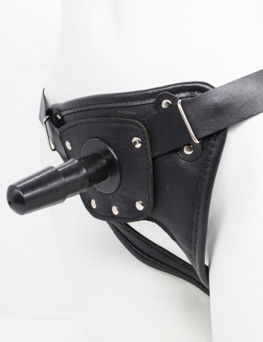 Черный пояс для насадок CLASS STRAP Restyling - LOVETOY (А-Полимер) - купить с доставкой в Северске