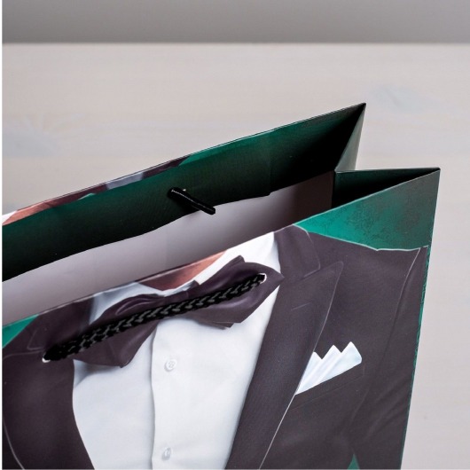 Бумажный пакет «Лучшему!» - 23 х 27 см. - Сима-Ленд - купить с доставкой в Северске