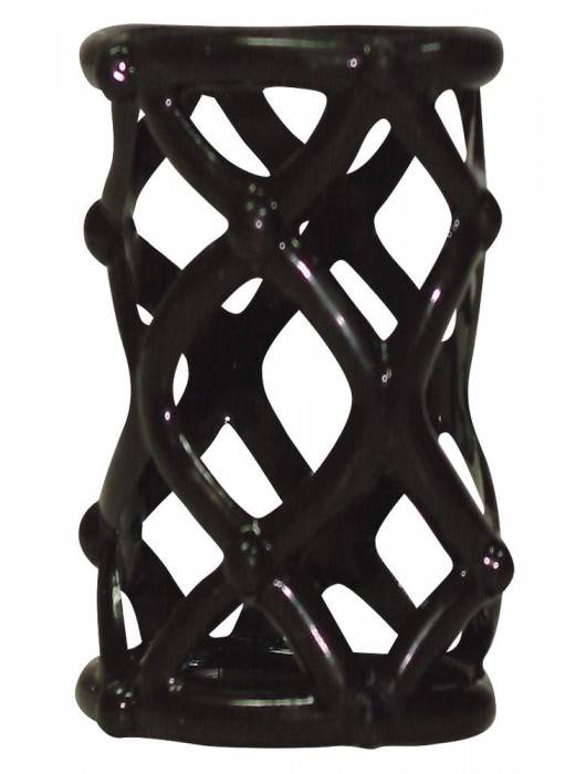 Чёрная насадка-сетка на пенис Orgasmus Wunder - Orion - в Северске купить с доставкой