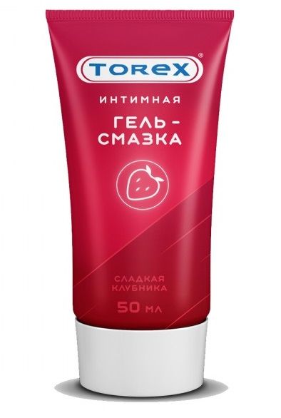 Смазка на водной основе TOREX  Сладкая клубника  - 50 мл. - Torex - купить с доставкой в Северске
