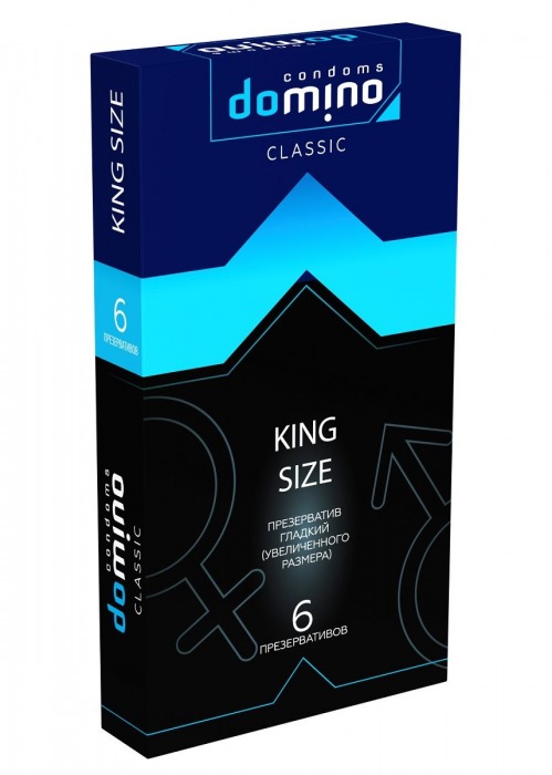 Презервативы увеличенного размера DOMINO Classic King size - 6 шт. - Domino - купить с доставкой в Северске