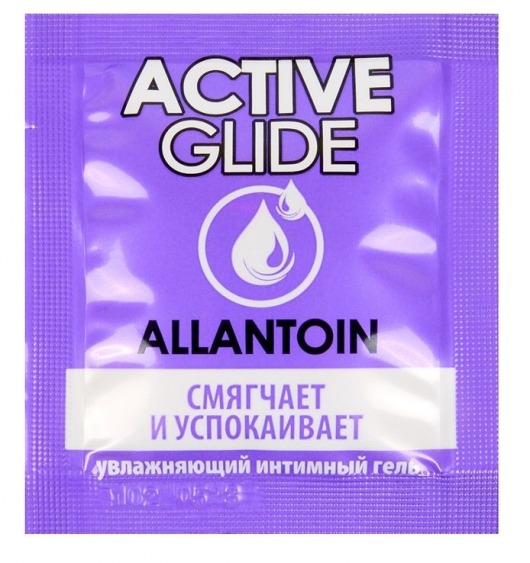 Лубрикант на водной основе Active Glide с аллантоином - 3 гр. - Биоритм - купить с доставкой в Северске