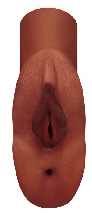 Коричневый мастурбатор Perfect Pussy Double Stroker - Pipedream - в Северске купить с доставкой