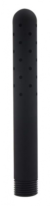 Черная насадка для анального душа ANAL DOUCHE - 15 см. - Dream Toys - купить с доставкой в Северске
