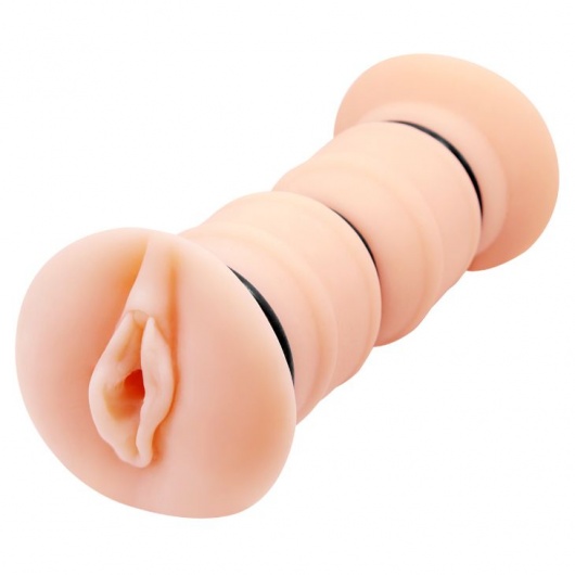 Телесный вибромастурбатор-вагина Michelle - Baile - в Северске купить с доставкой