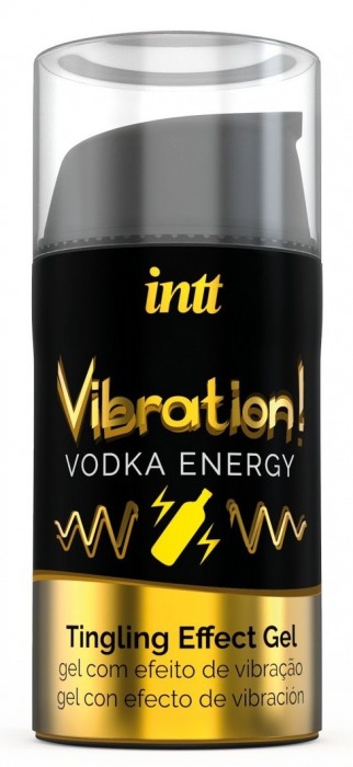 Жидкий интимный гель с эффектом вибрации Vibration! Vodka Energy - 15 мл. - INTT - купить с доставкой в Северске