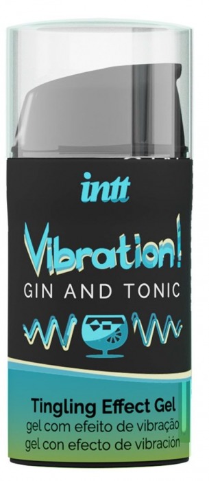 Жидкий интимный гель с эффектом вибрации Vibration! Gin   Tonic - 15 мл. - INTT - купить с доставкой в Северске