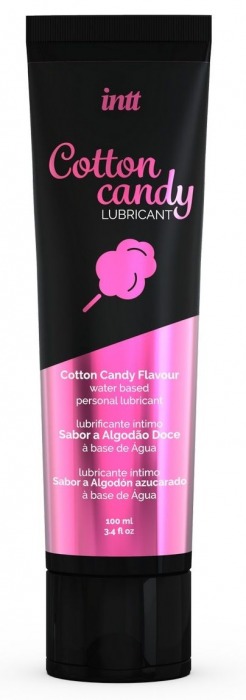 Интимный гель на водной основе Cotton Candy Lubricant - 100 мл. - INTT - купить с доставкой в Северске