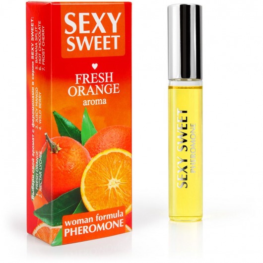 Парфюм для тела с феромонами Sexy Sweet с ароматом апельсина - 10 мл. -  - Магазин феромонов в Северске