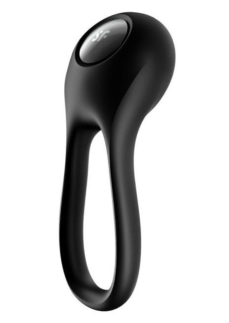 Черное эрекционное виброкольцо Majestic Duo - Satisfyer - в Северске купить с доставкой