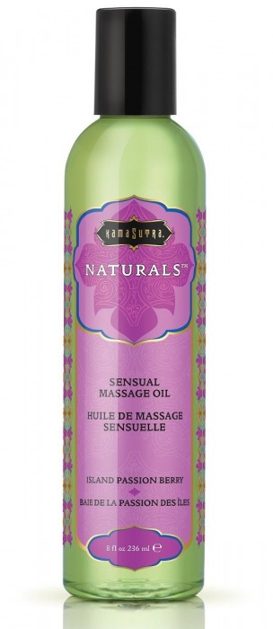 Массажное масло Naturals Island Passion Berry с ароматом тропических фруктов - 236 мл. - Kama Sutra - купить с доставкой в Северске