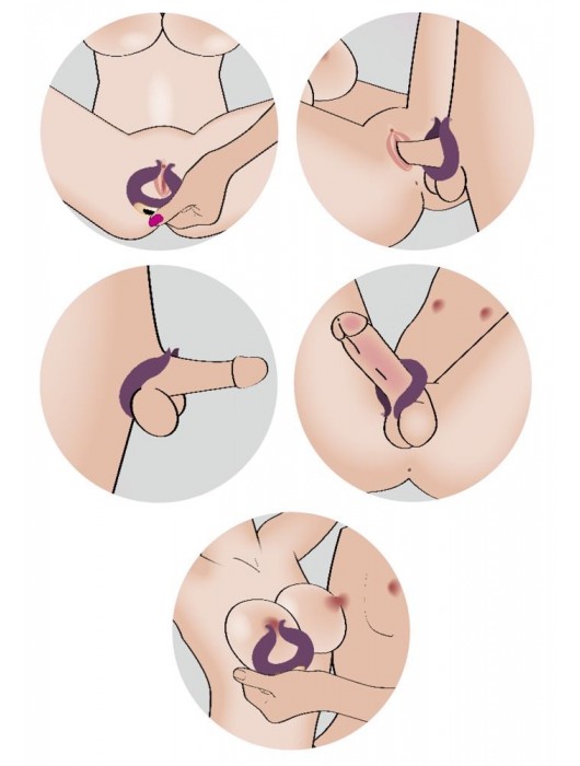 Вибратор для пар Two Motors Couple’s Ring в форме кольца - Orion - в Северске купить с доставкой