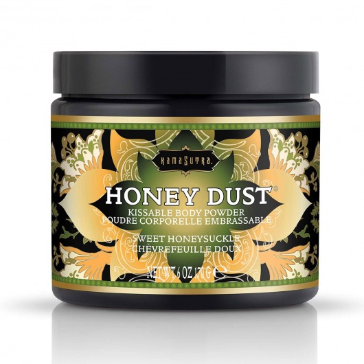 Пудра для тела Honey Dust Body Powder с ароматом жимолости - 170 гр. - Kama Sutra - купить с доставкой в Северске