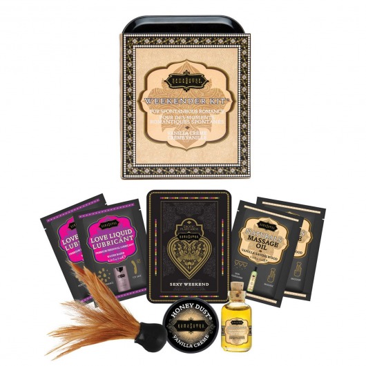 Эротический набор Weekender Kit Vanilla Creme - Kama Sutra - купить с доставкой в Северске