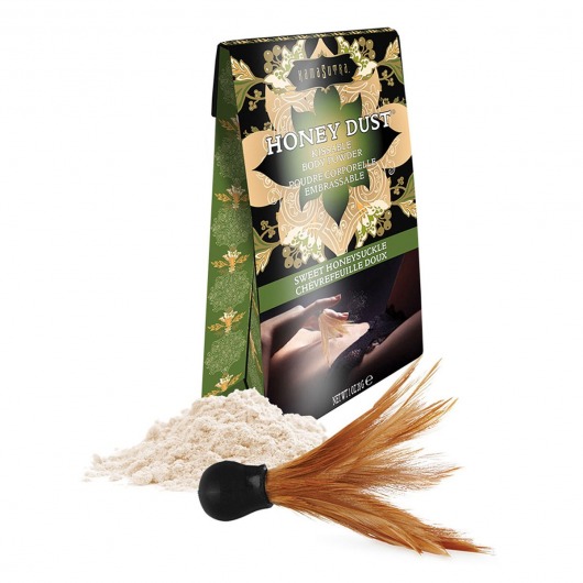 Пудра для тела Honey Dust Body Powder с ароматом жимолости - 28 гр. - Kama Sutra - купить с доставкой в Северске