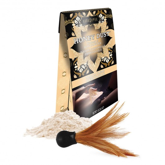 Пудра для тела Honey Dust Body Powder с ароматом ванили - 28 гр. - Kama Sutra - купить с доставкой в Северске