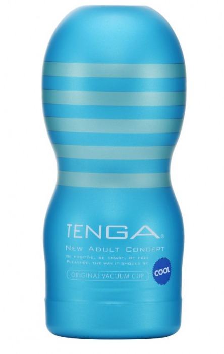 Мастурбатор с охлаждающей смазкой TENGA Original Vacuum Cup Cool - Tenga - в Северске купить с доставкой