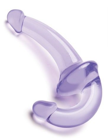 Фиолетовый безремневой страпон Strapless Strap-On - Lux Fetish - купить с доставкой в Северске