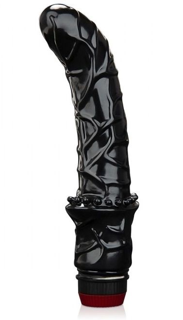 Черный вибромассажер простаты 6  Premium Prostate Massager - BlueLine - в Северске купить с доставкой