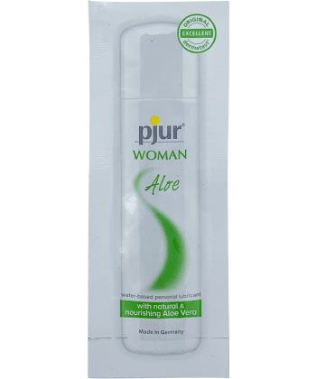 Лубрикант на водной основе pjur WOMAN Aloe - 2 мл. - Pjur - купить с доставкой в Северске