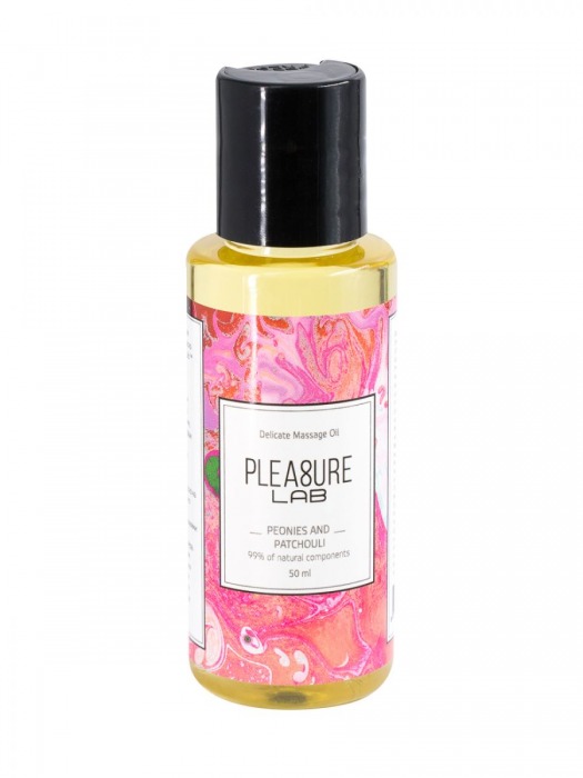 Массажное масло Pleasure Lab Delicate с ароматом пиона и пачули - 50 мл. - Pleasure Lab - купить с доставкой в Северске