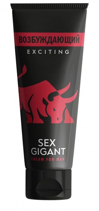 Возбуждающий крем для мужчин Sex Gigant - 80 мл. - Миагра - купить с доставкой в Северске
