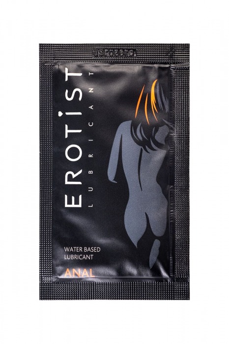 Пробник лубриканта на водной основе Erotist Anal - 4 мл. - Erotist Lubricants - купить с доставкой в Северске