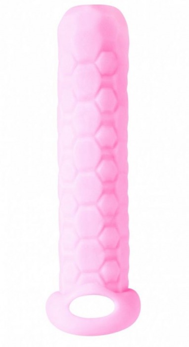 Розовый фаллоудлинитель Homme Long - 13,5 см. - Lola Games - в Северске купить с доставкой