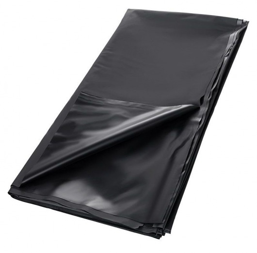 Черная простыня для секса из ПВХ - 220 х 200 см. - ToyFa - купить с доставкой в Северске