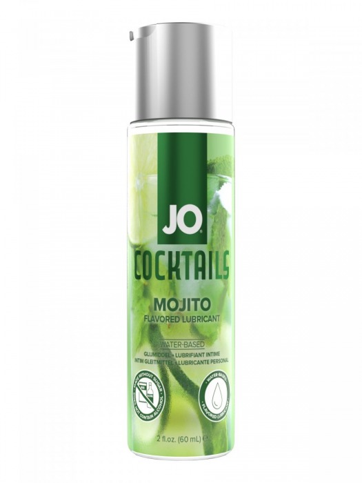 Вкусовой лубрикант на водной основе JO Cocktails Mojito - 60 мл. - System JO - купить с доставкой в Северске