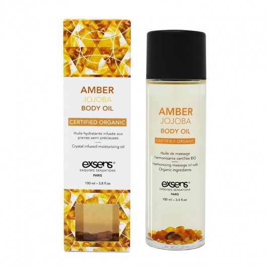 Органическое массажное масло AMBER JOJOBA - 100 мл. - Exsens - купить с доставкой в Северске