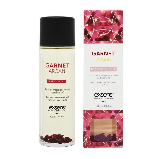 Органическое массажное масло GARNET ARGAN - 100 мл. - Exsens - купить с доставкой в Северске