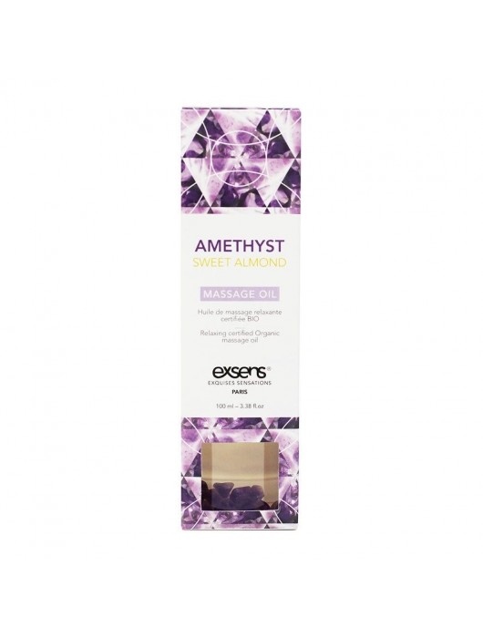 Органическое массажное масло AMETHYST SWEET ALMOND - 100 мл. - Exsens - купить с доставкой в Северске