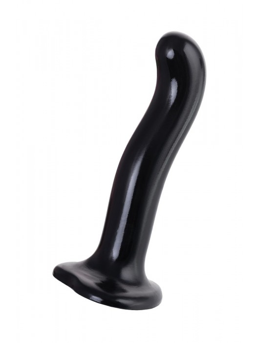 Черный стимулятор для пар P G-Spot Dildo Size M - 18 см. - Strap-on-me - в Северске купить с доставкой