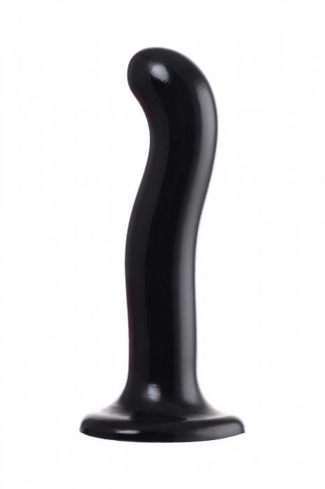 Черный стимулятор для пар P G-Spot Dildo Size L - 19 см. - Strap-on-me - в Северске купить с доставкой