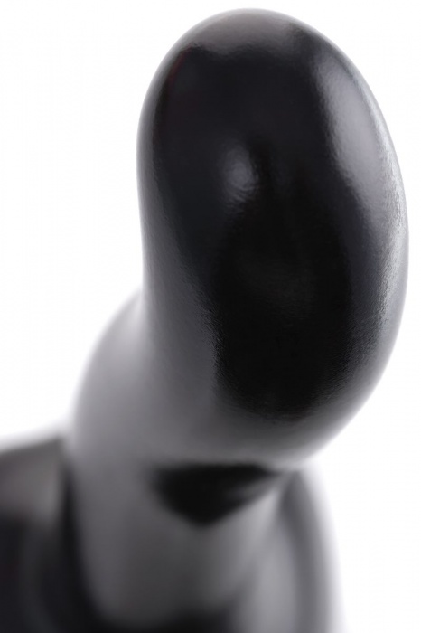 Черный стимулятор для пар P G-Spot Dildo Size L - 19 см. - Strap-on-me - в Северске купить с доставкой