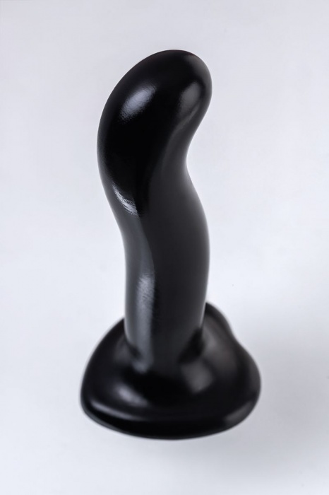 Черный стимулятор для пар P G-Spot Dildo Size L - 19 см. - Strap-on-me - в Северске купить с доставкой