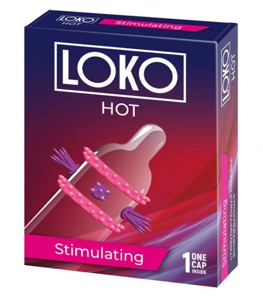 Стимулирующая насадка на пенис LOKO HOT с возбуждающим эффектом - Sitabella - в Северске купить с доставкой