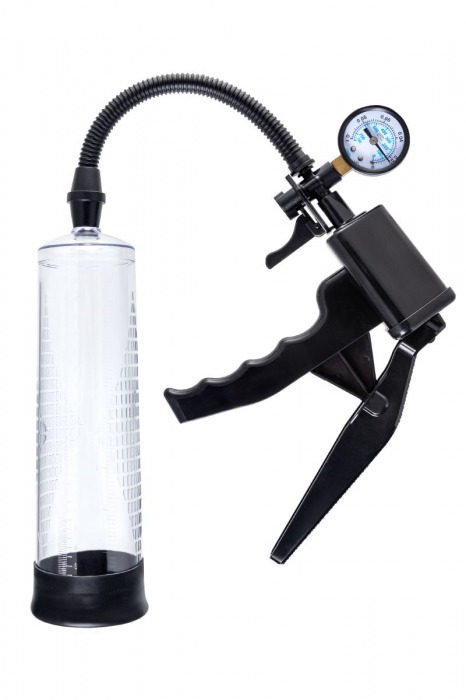 Прозрачная механическая помпа для пениса Viggo - Sexus - в Северске купить с доставкой