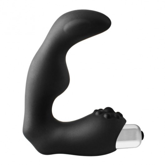 Черный вибромассажер простаты FantASStic Vibrating Prostate Massager - 11,3 см. - Dream Toys - в Северске купить с доставкой