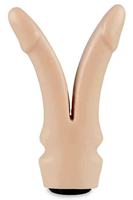 Телесная сплит-насадка харнесс - 16,5 см. - LOVETOY (А-Полимер) - купить с доставкой в Северске
