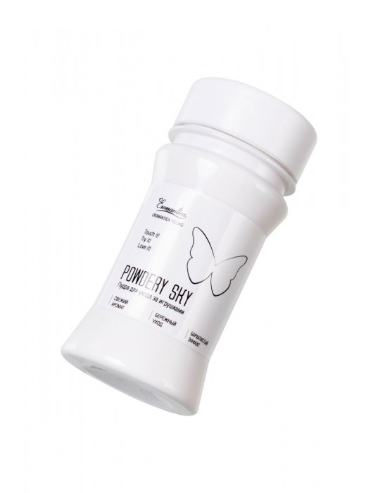 Пудра для ухода за игрушками Powdery Sky с ароматом мяты - 40 гр. - Eromantica - купить с доставкой в Северске