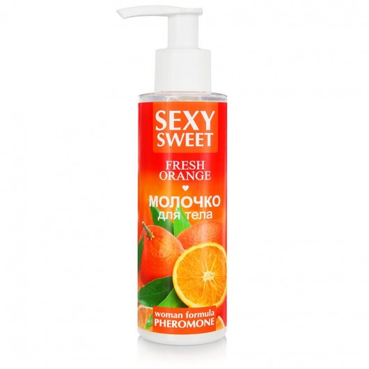 Молочко для тела с феромонами и ароматом апельсина Sexy Sweet Fresh Orange - 150 гр. -  - Магазин феромонов в Северске